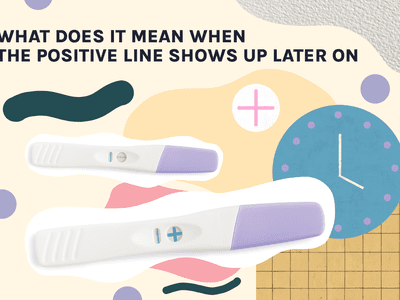 Photo Illustration of positive pregnancy tests