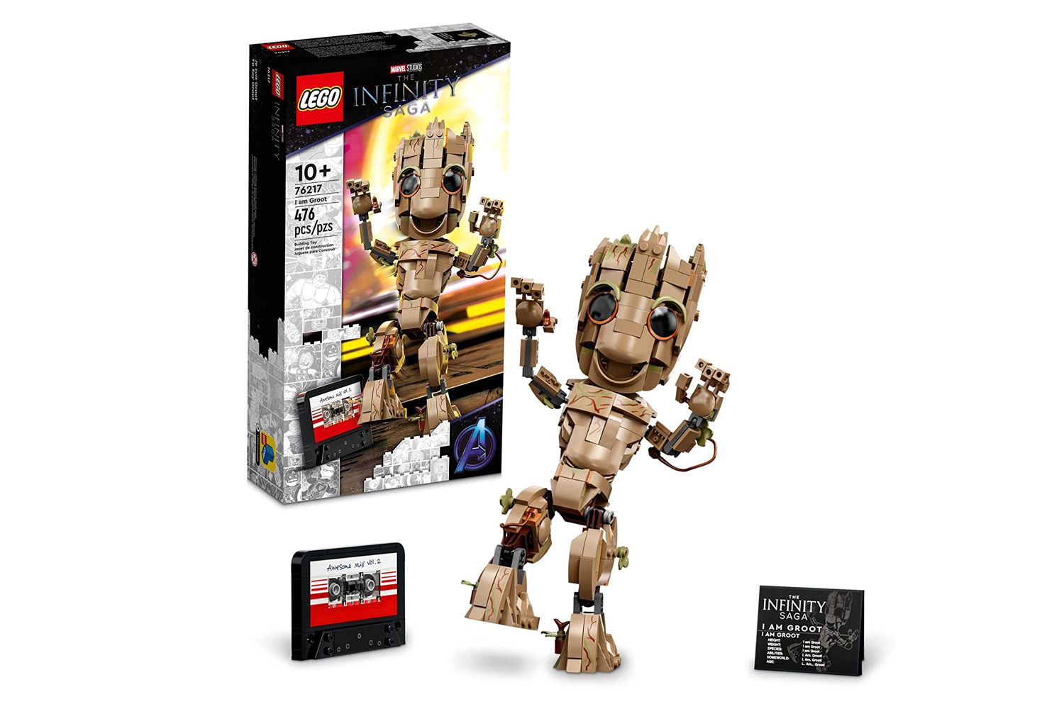 LEGO Marvel I Am Groot Building玩具套装