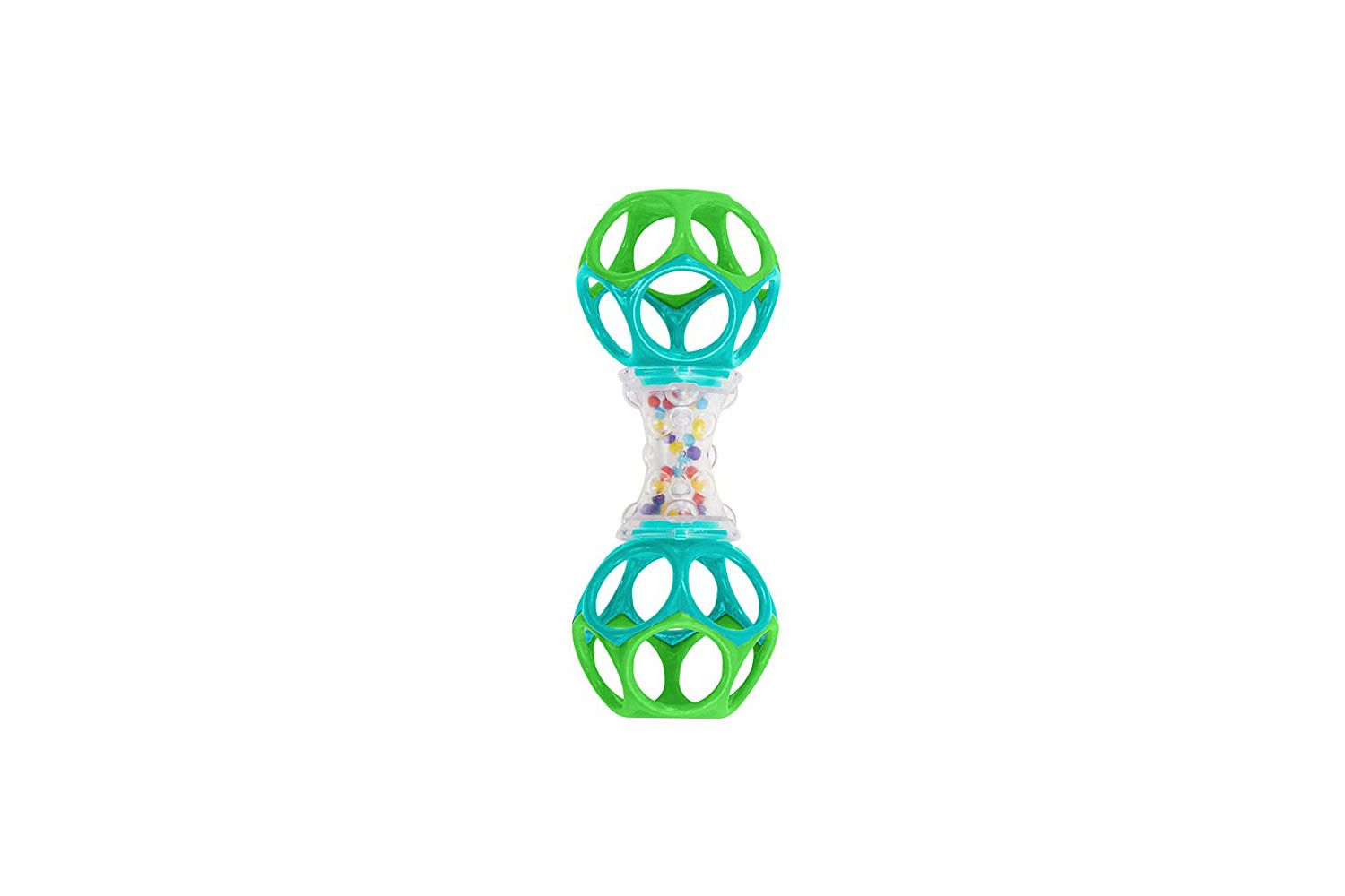 Bright Starts Oball Shaker Rattle Toy, Ages Newborn +