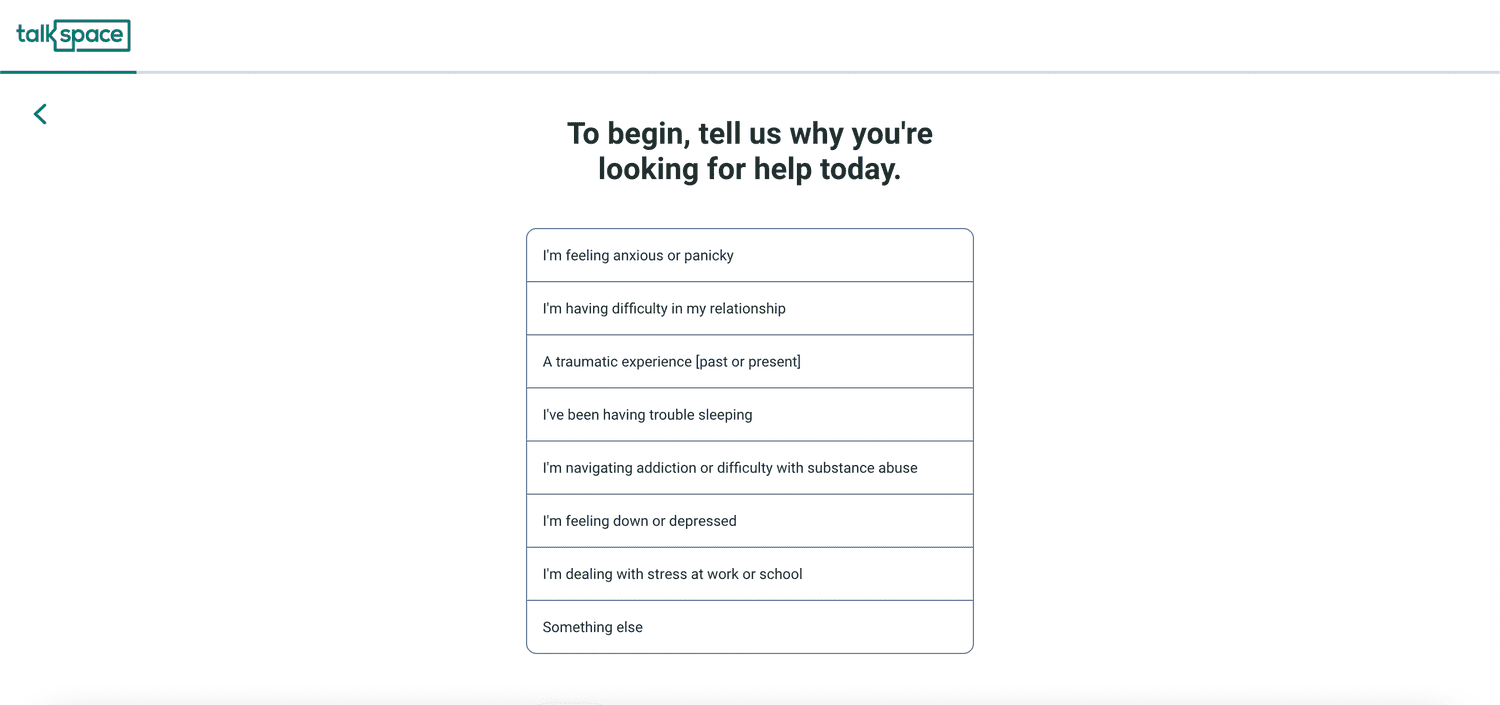 Talkspace Review Getting started