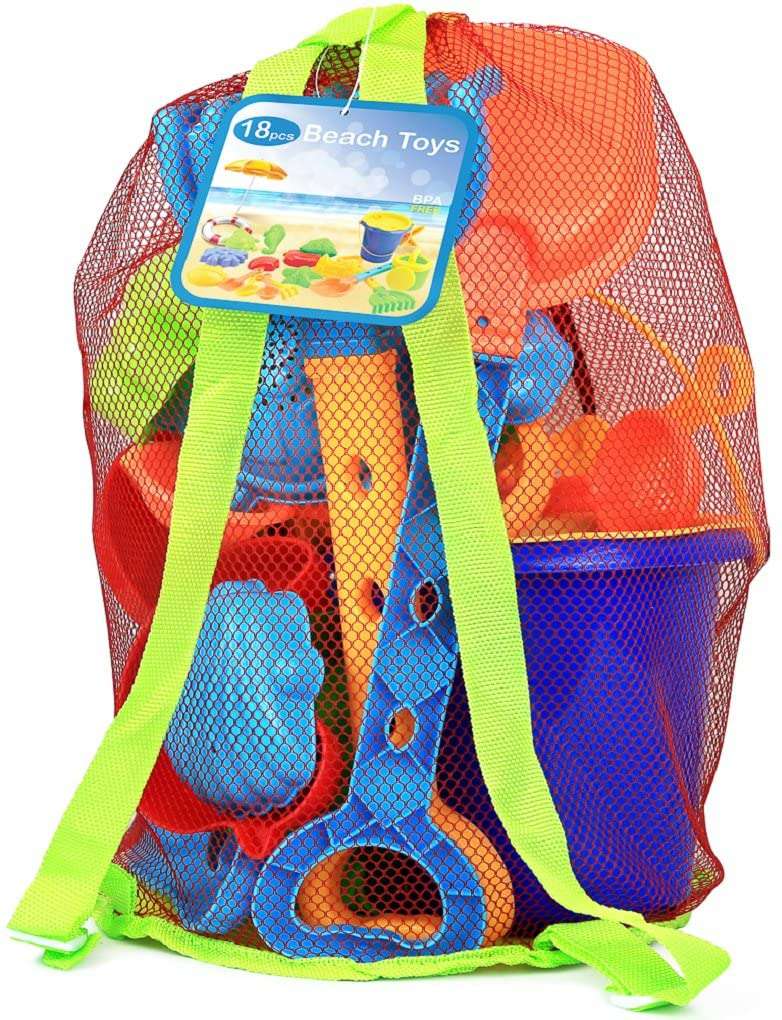 点击N' Play 18 Piece Sand Toy Set