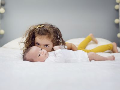 toddler and baby