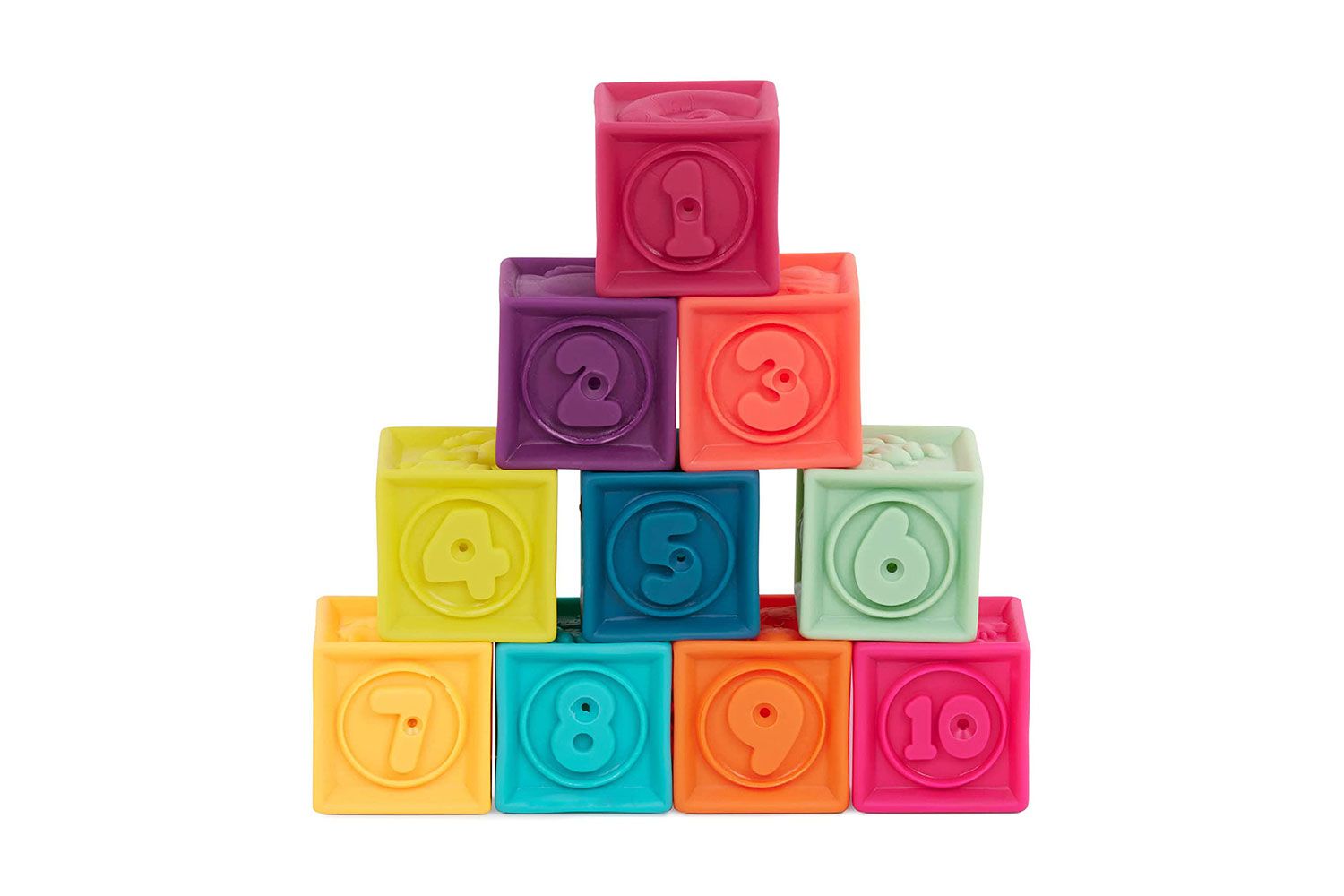 B. Toys One Two Squeeze Baby Blocks