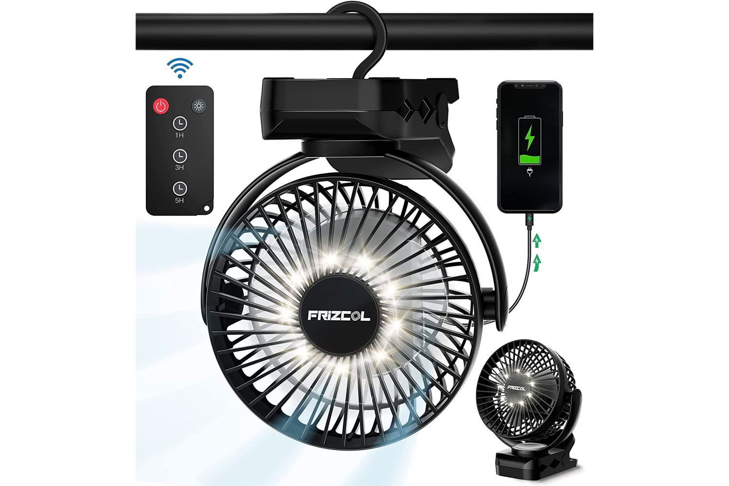 Amazon Frizcol Clip On Fan