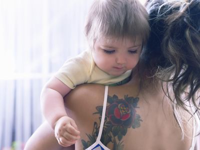 mom and baby