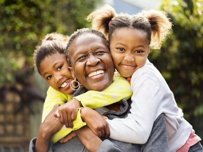nanny with children