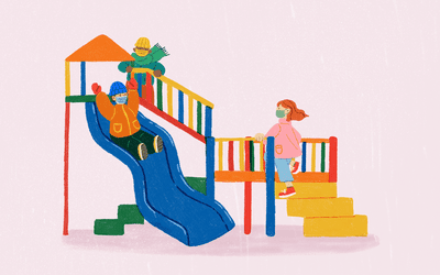 kids playing outside