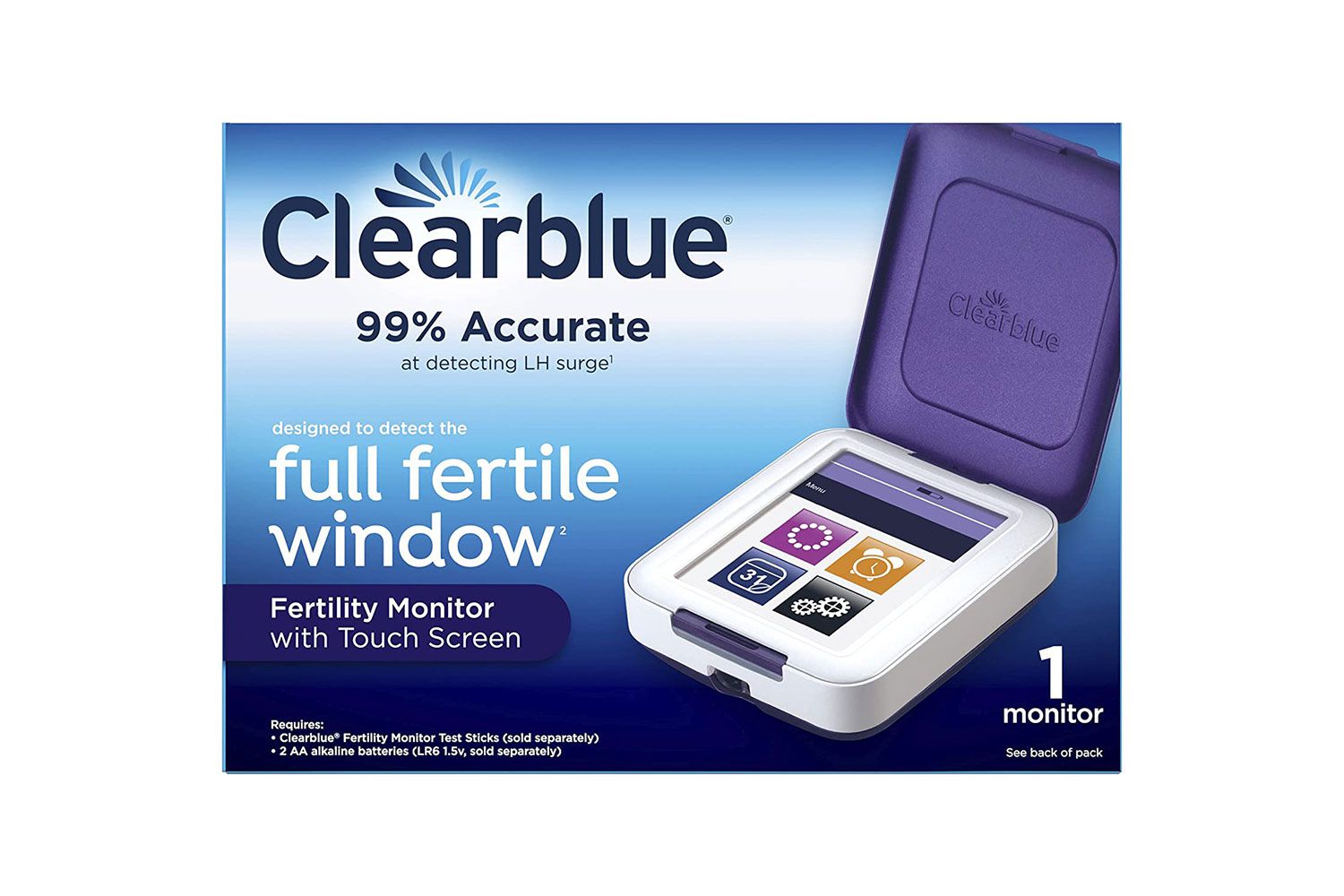 Clearblue Fertility Monitor, Touch Screen, 1 Count