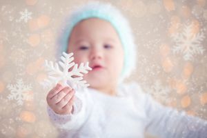 孩子们会去雪花雪地