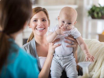 Pediatric nurse makes house call