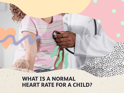 Photo illustration of doctor with stethoscope against a child's chest