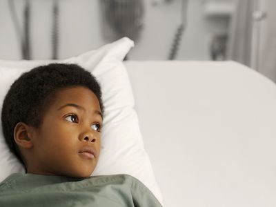 child in an emergency room ER