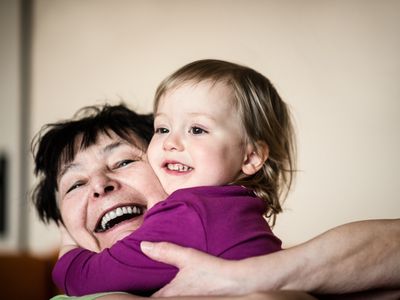 Grandmother with her grandchild