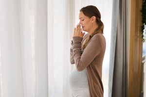 孕妇擤鼻涕