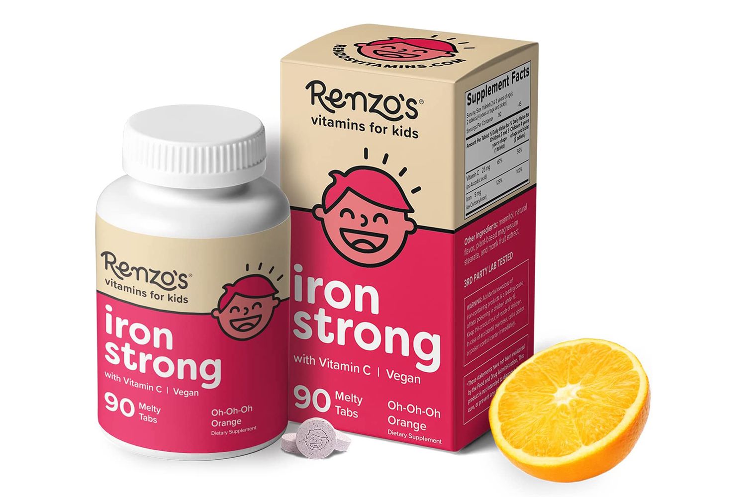 Renzo的儿童铁补充剂
