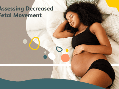 Pregnant woman in bed