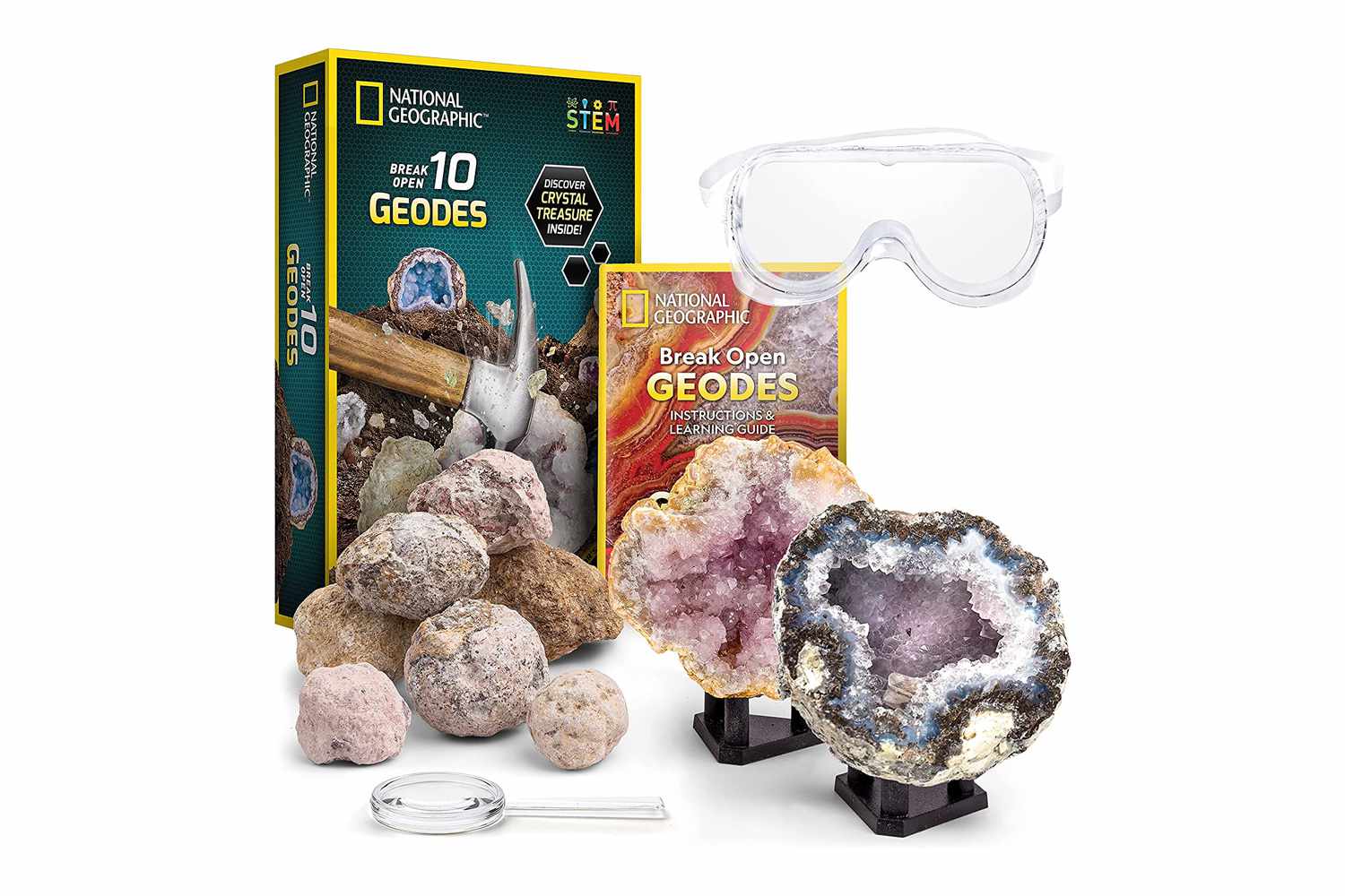 国家地理打破开放10高级Geodes Kit