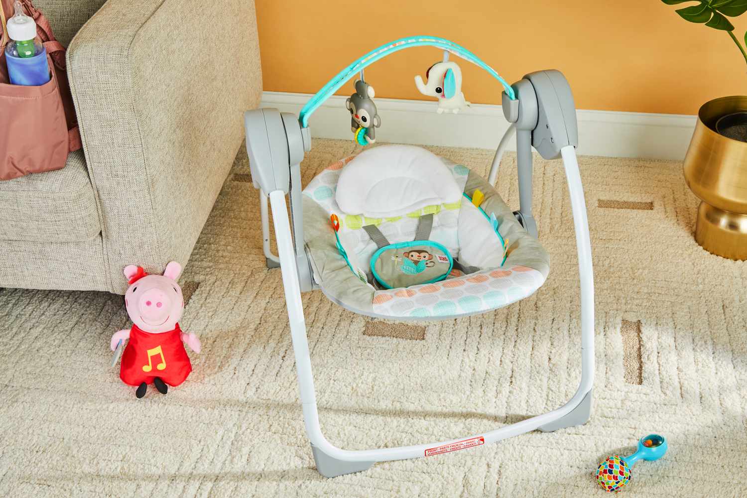 Bright Starts Whimsical Wild Portable Swing