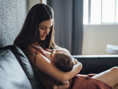 person breastfeeding