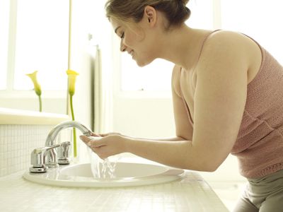 Wash hands