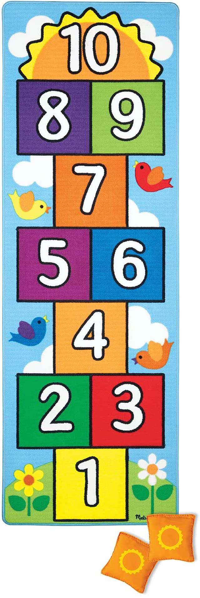 Melissa & Doug Hop & Count跳房子地毯