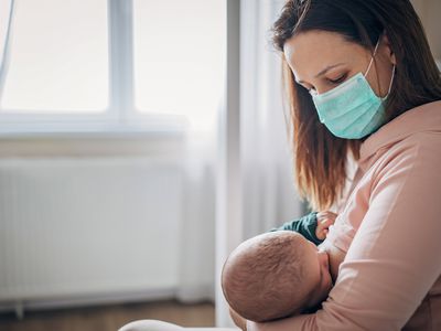 母乳喂养的面具