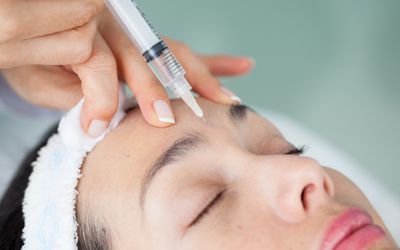 Woman getting Botox