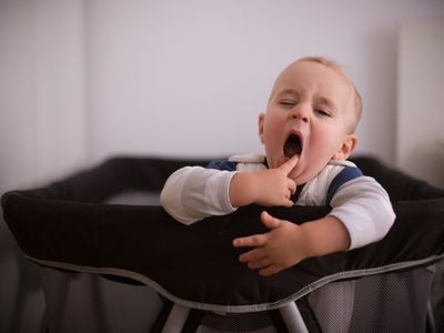 toddler yawning