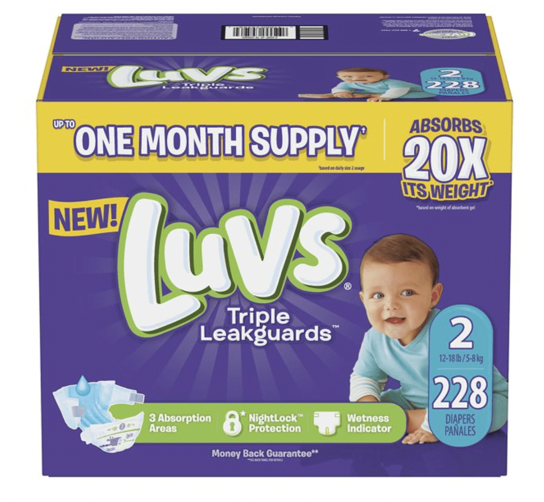 Luvs Ultra Leakguards纸尿裤