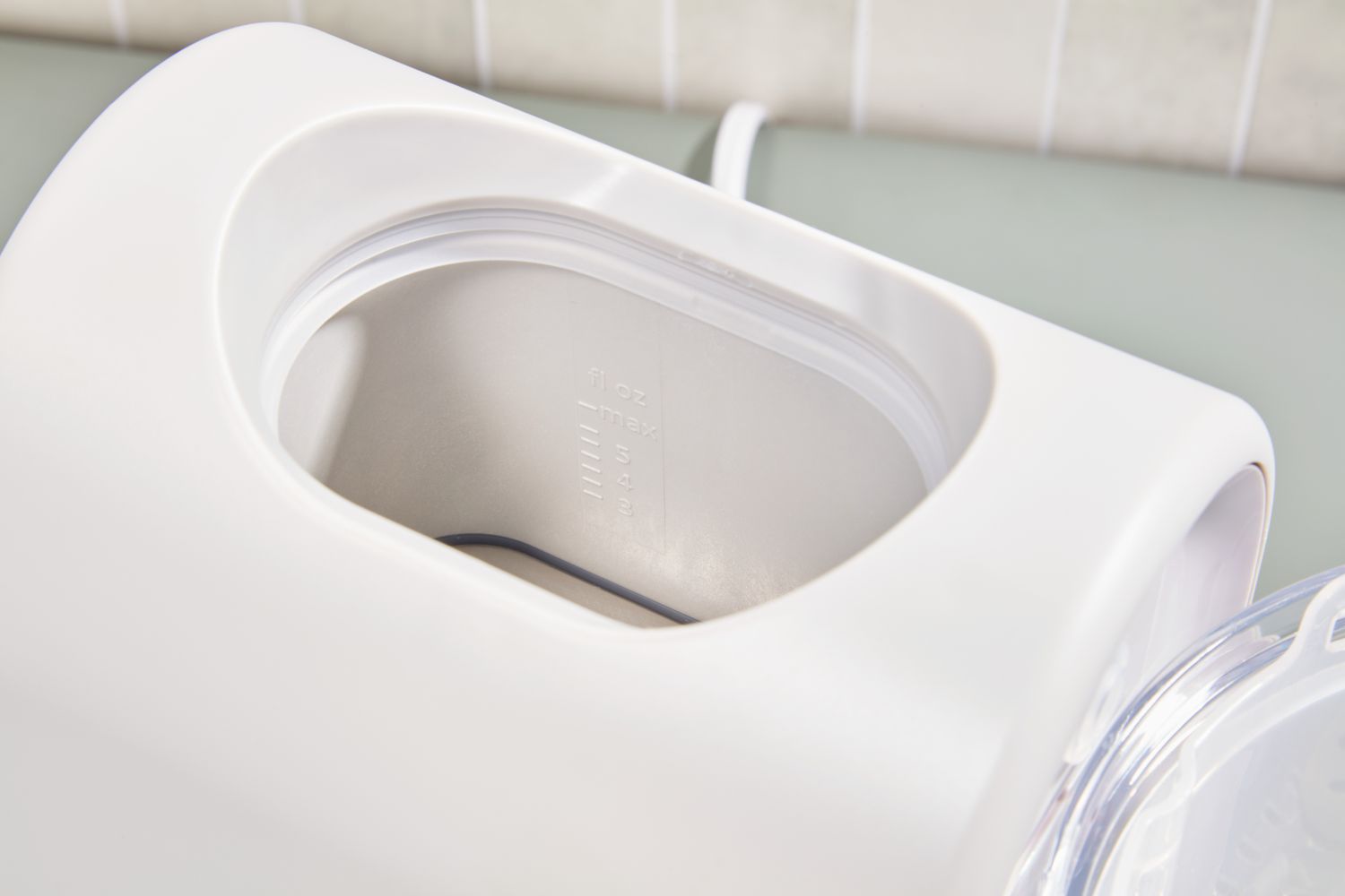 BÃ©aba Babycook Express Baby Food Maker container interior.