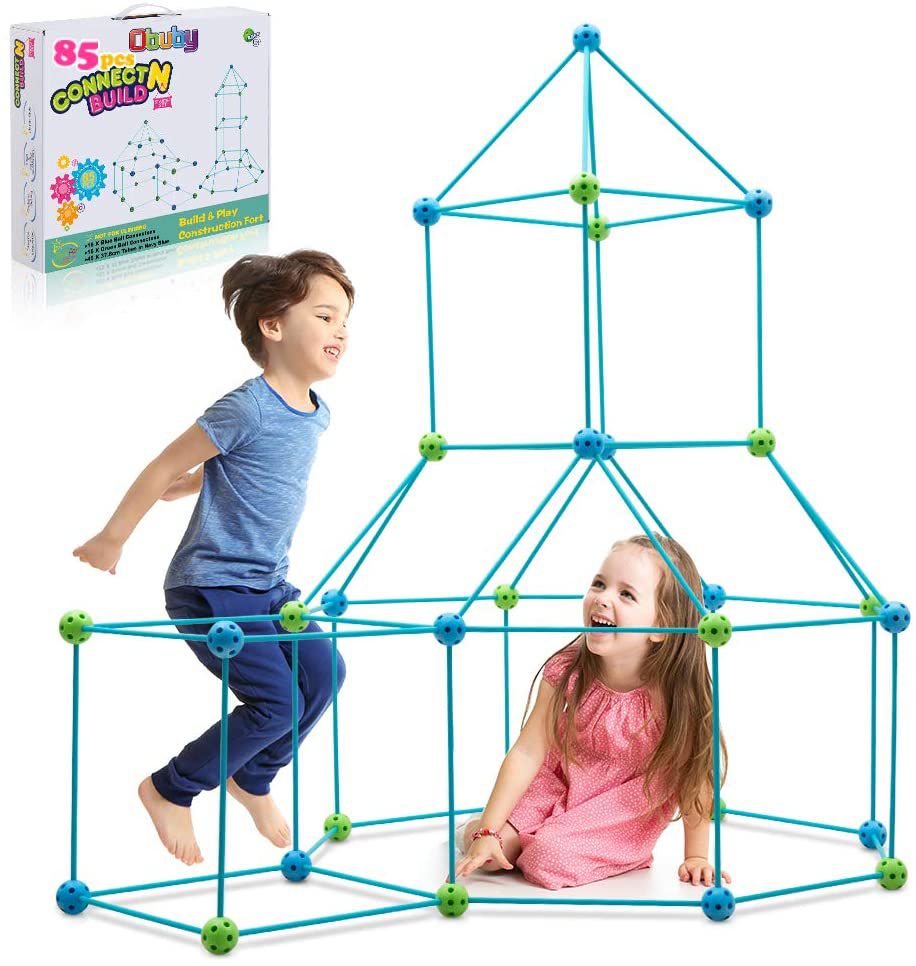 Obuby Connect N Build Kids Fort Building Kit