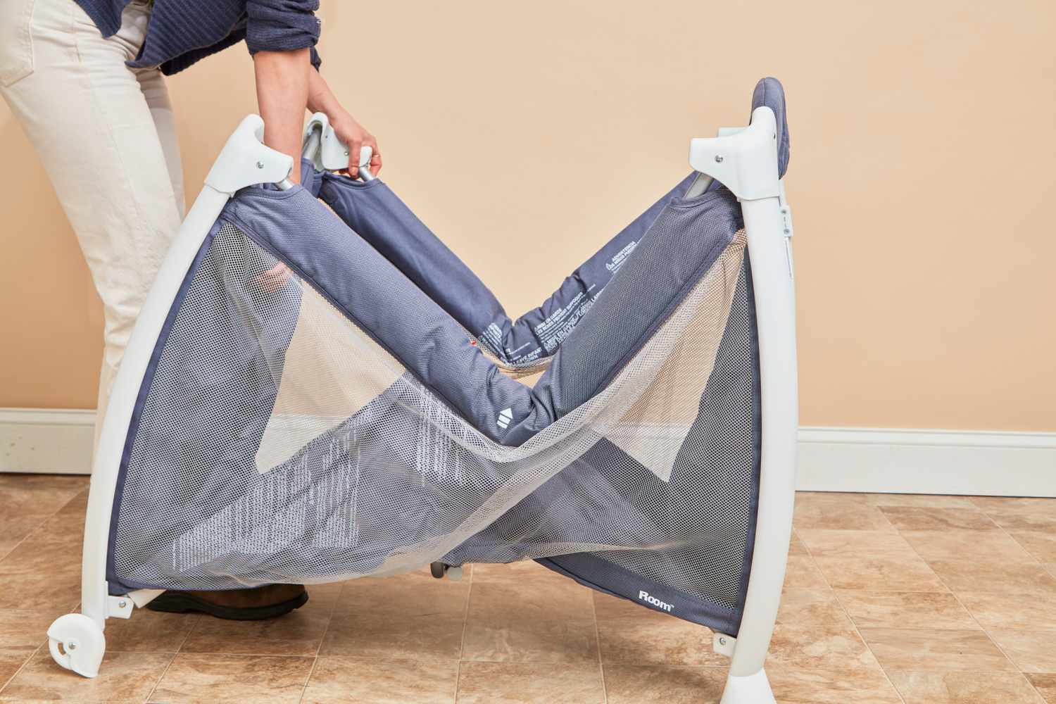 Joovy Premium Room All-In-One Playard Nursery Center Changing Table Bassinet