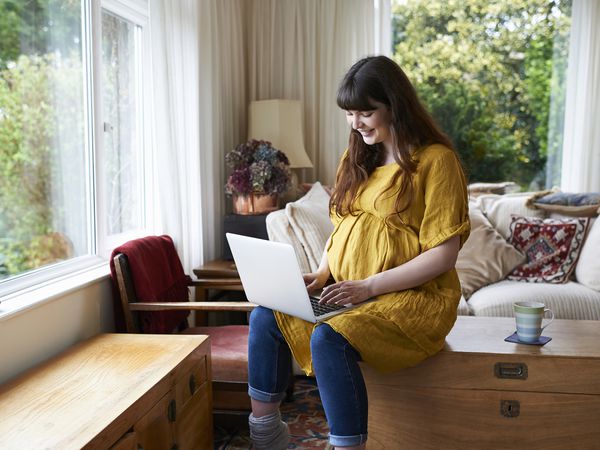 woman on her laptop computer