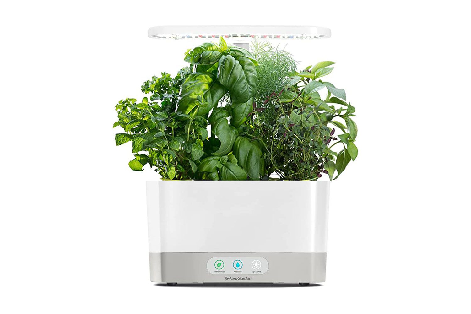 AeroGarden收获与美食草本种子豆荚套件-水培室内花园，白色