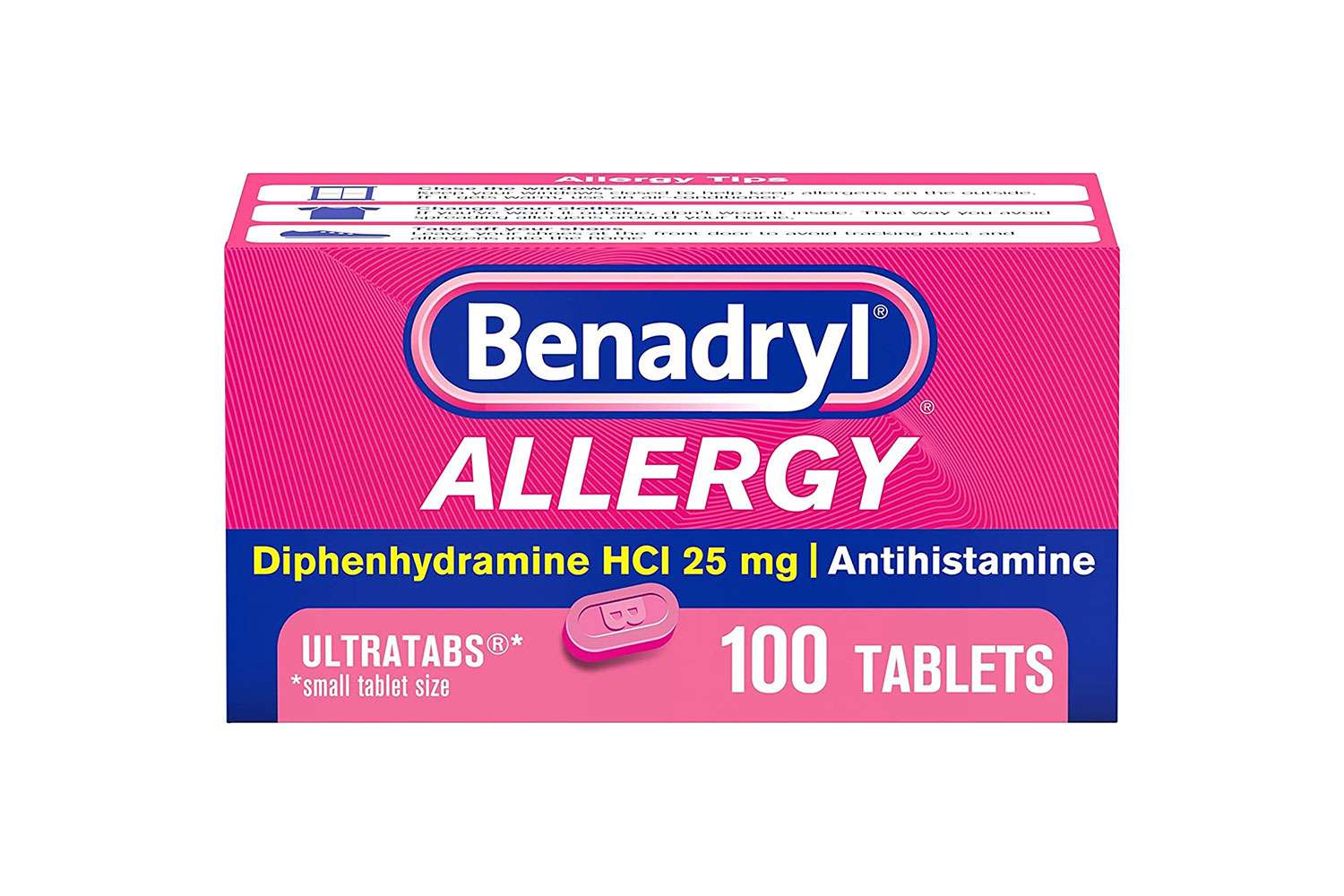 Benadryl Ultratabs Antihistamine Allergy Relief Tablets