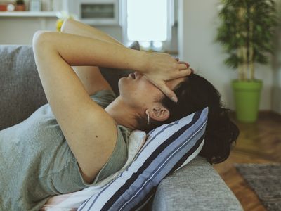 Woman dealing with allergies