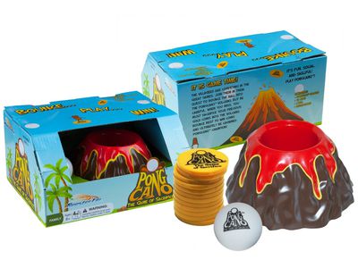PongCano board game box and pieces