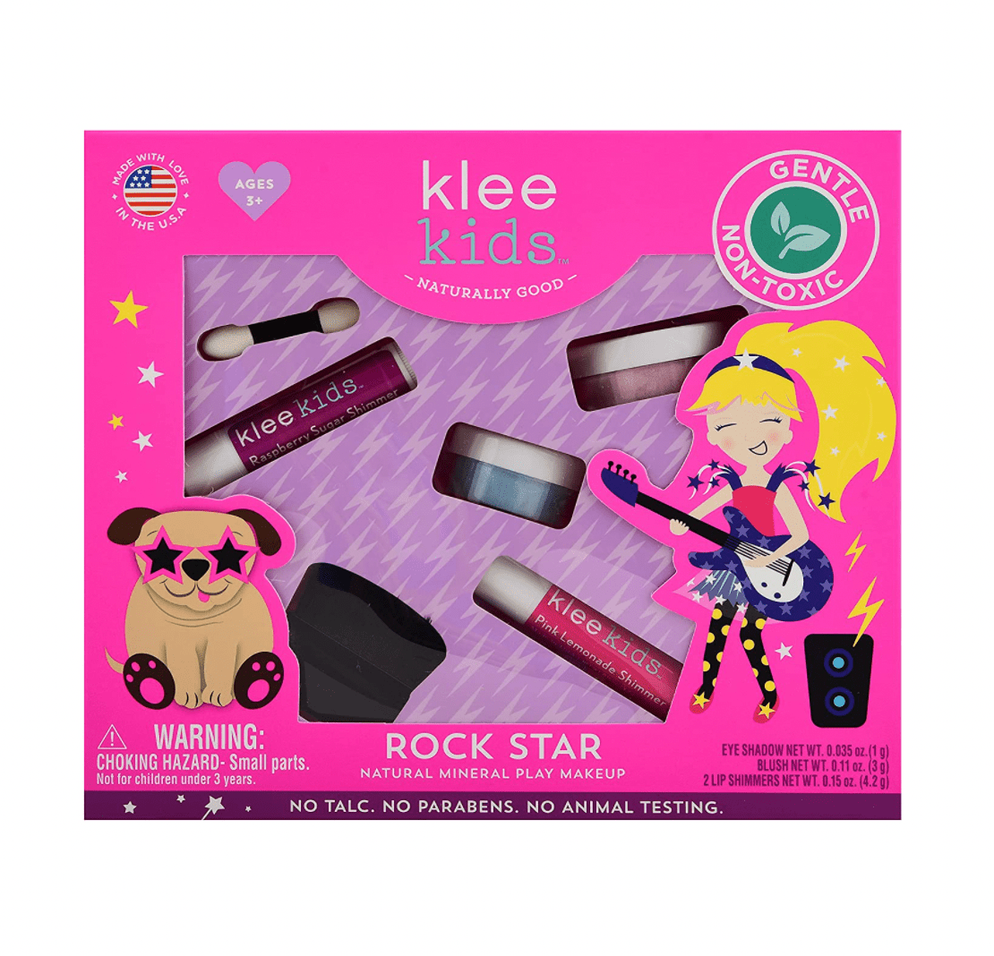 Luna Star天然Klee儿童天然矿物化妆四件套(摇滚明星)