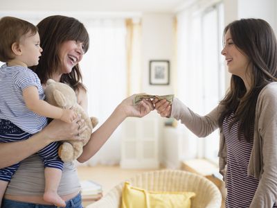 paying a babysitter