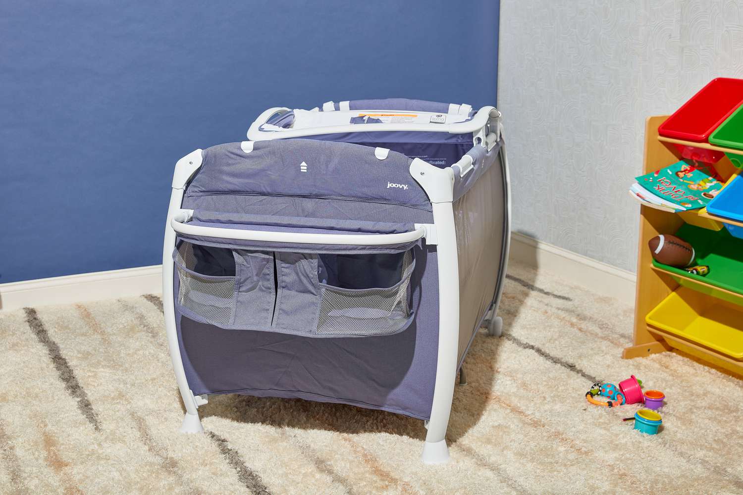 Joovy Premium Room All-In-One Playard Nursery Center Changing Table Bassinet