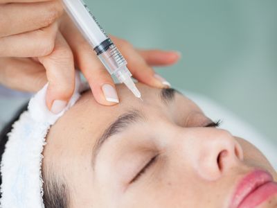 Woman getting Botox