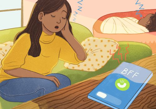 新妈妈如何应对孤独-玛德琳·古德奈特插图