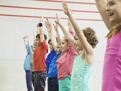 kids in gym class