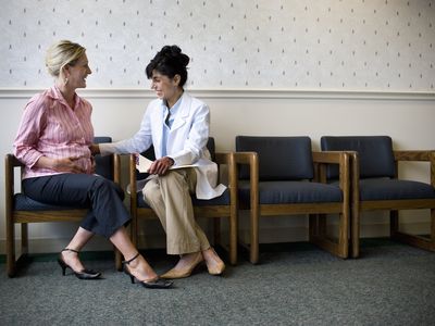 An expecting mom interviewing a potential OB/GYN