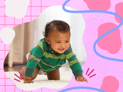 Baby crawling