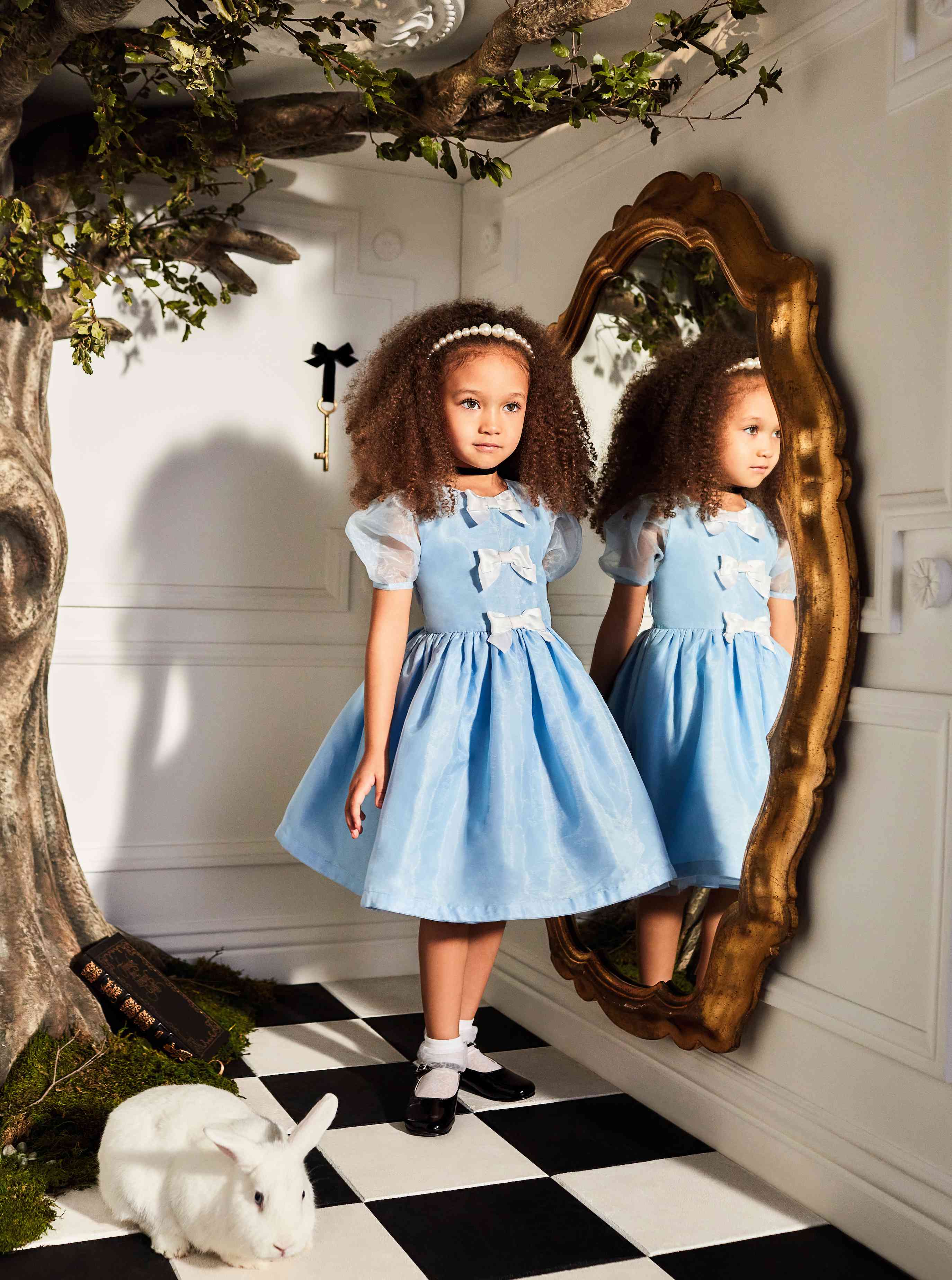Disney's Alice in Wonderland Organza Bow Dress