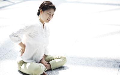Midle age woman's pain