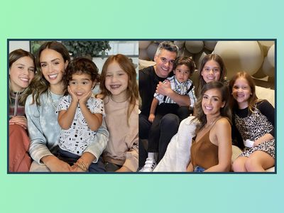 Jessica Alba and her family