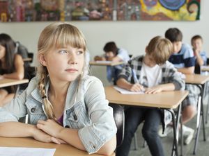 学生考试的教室