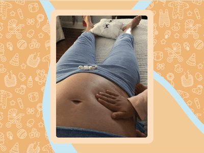 Angelique Serrano's baby bump